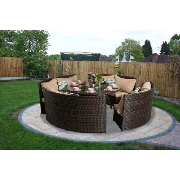 Yakoe monaco outlet round 8 seater