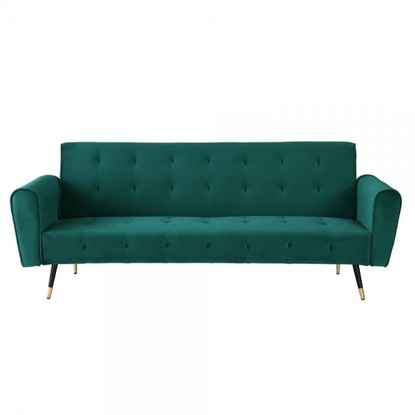 ALESSIA GREEN VELVET SOFA BED Tudor Furniture
