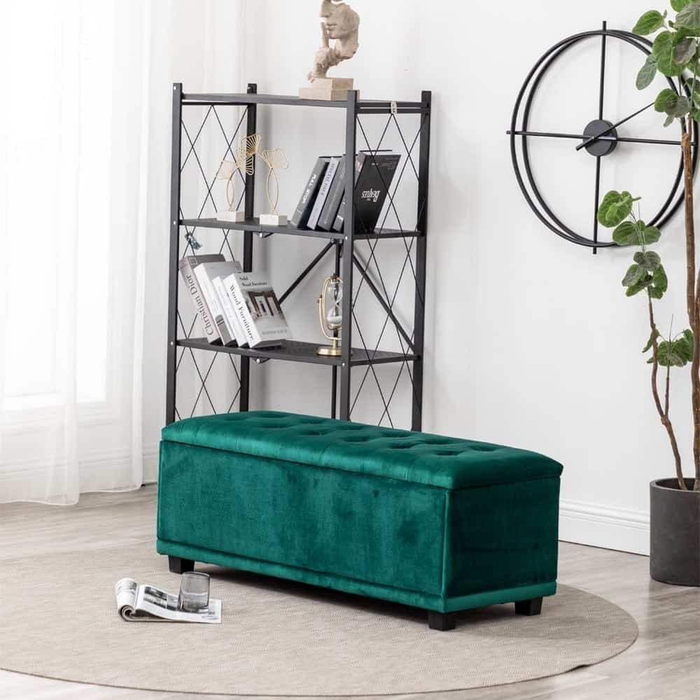 Green Storage Bench Tudor Furniture