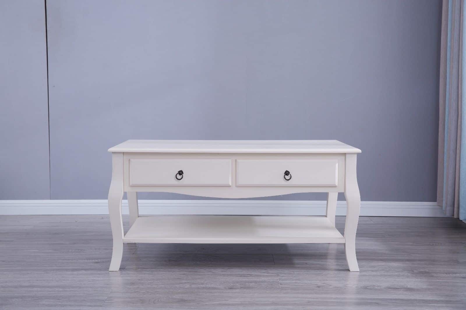 White coffee tabel + TV stand | Tudor Furniture