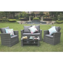 Rosen 4 seat grey dining set