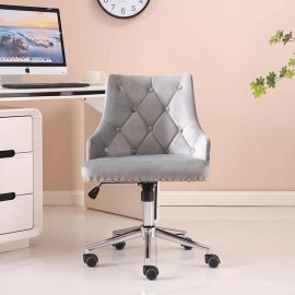 Calssic Velvet Upholstered office chair - 3 colour options