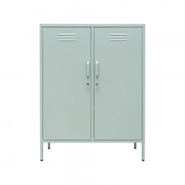 Lokki® 2 Doors Buffet Cabinet Storage Locker Cabinet - Sagegreen