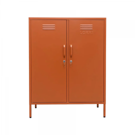 Lokki® 2 Doors Buffet Cabinet Storage Locker Cabinet - Orange
