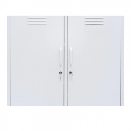 Lokki® 2 Doors Buffet Cabinet Storage Locker Cabinet - White