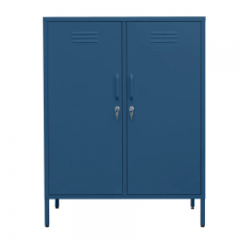 Lokki® 2 Doors Buffet Cabinet Storage Locker Cabinet - Navy