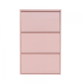 Lokki® 3 Doors Shoe Cabinet Sideboard - PINK