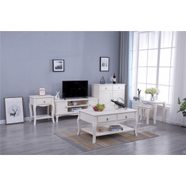 White coffee tabel + TV stand+ nest of 2 table+side table+ side board