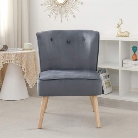 Grey Velvet Accent chair