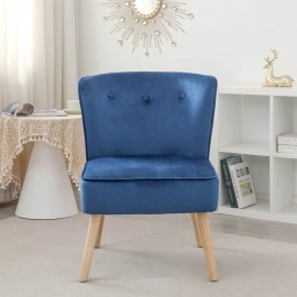 Blue Velvet Accent chair