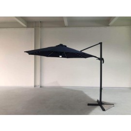 Roma Dark Blue Umbrella 3.0M with LED lights