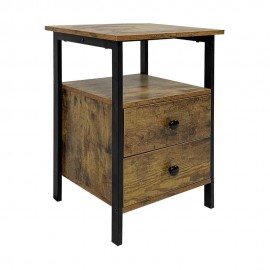 Belluno Industrial Style bedside table
