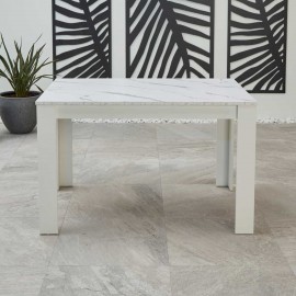 Wooden Dining Table Kitchen Table in White