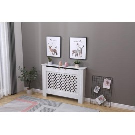 Malton White radiator cover Medium