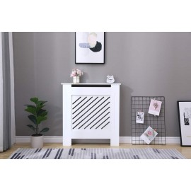 Milford White radiator cover small