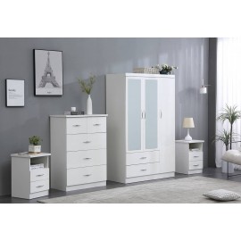 Valentina 4 pcs bedroom set  White