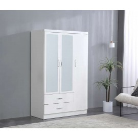 Valentina wardrobe white