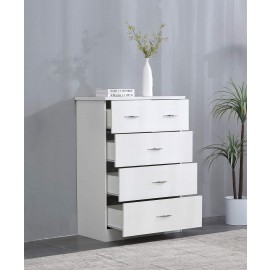 Valentina 3+2 Drawer Chest in white Gloss