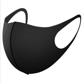 Adult 5 Black Reusable Face Covers
