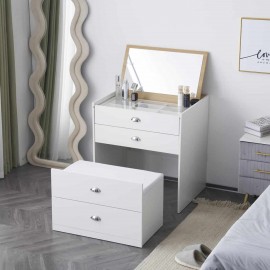 Heritage multifunctional dressing desk With Mirror