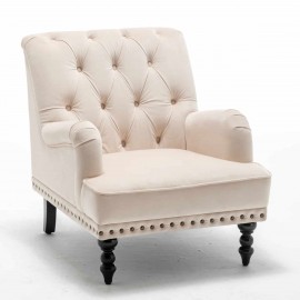 Darwin Accent chair Rubber leg Cream