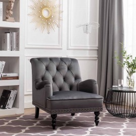 Darwin Accent chair Rubber leg Grey