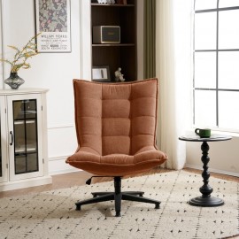Cliff Swivel Chair Leisure Rocking Chair Orange
