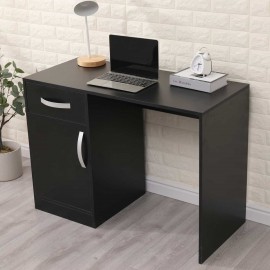 Computer study desk black
