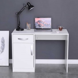 Computer study desk white