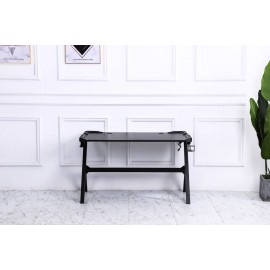 Gaming Table With Cup Holder And Head Phone Holder