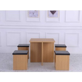 stowaway table set Black & Oak