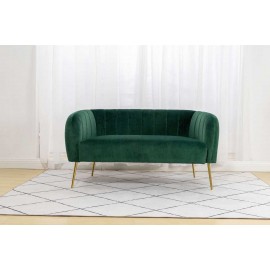 Russell Velvet Fabric Armchair 2 seat
