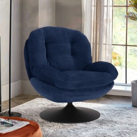 Plus Swivel Leisure Chair In Blue