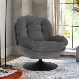 Plus Swivel Leisure Chair In Grey