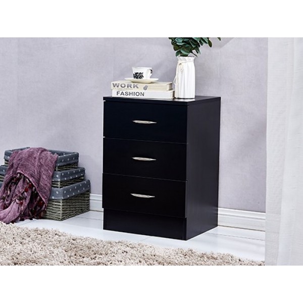 3 drawers bedside table storage - one piece | Tudor Furniture